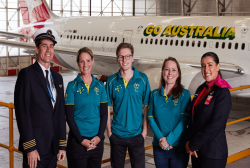 QANTAS CHEERS ‘GO AUSTRALIA’ ACROSS THE SKY TO AUSTRALIAN OLYMPIANS AND PARALYMPIANS