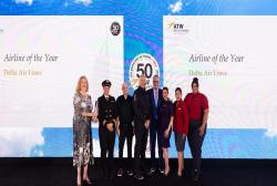 Delta accepts ATW Airline of the Year Award and Hall of Fame Honor in Dubai